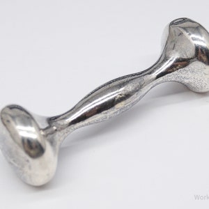 Antique Designer Lullaby Dated 1900 Large Sterling Silver Baby Rattle