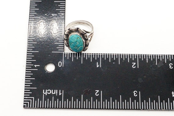VTG Native American Turquoise Unsigned Sterling S… - image 6