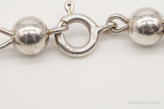 Vintage Art Nouveau Style Sterling Silver Bracelet - image 6