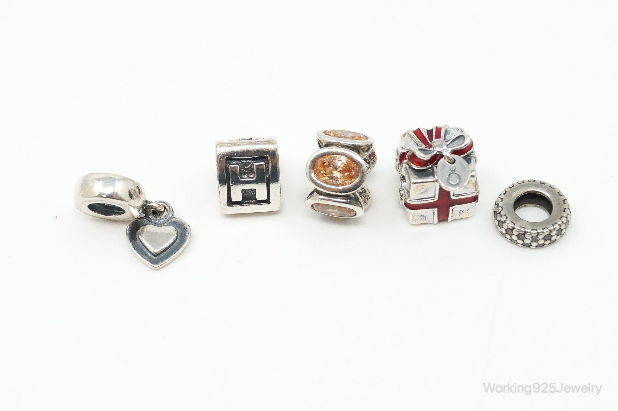 Authentic Designer Pandora ALE Charm Sterling Silver Lot Etsy