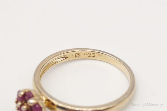 Designer Ross Simons Ruby Gold Over Sterling Silv… - image 5