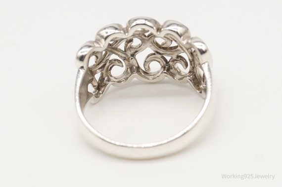 Vintage Designer Ross Simons Sterling Silver Ring… - image 6