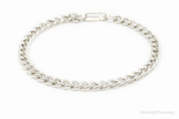 Antique Sterling Silver Chain Bracelet - image 1