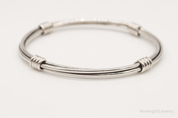 Designer BA Suarti Sterling Silver Bangle Bracelet - image 4