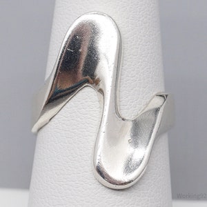 Vintage Mexican Modernist Silver Ring