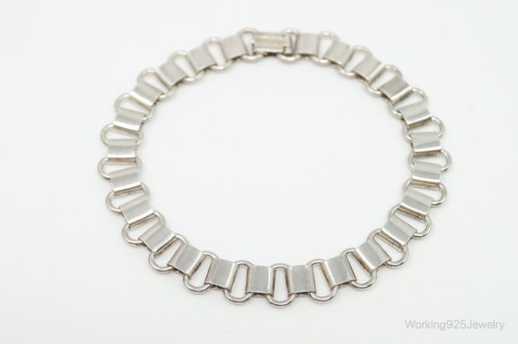 Antique Sterling Silver Chain Bracelet - image 3