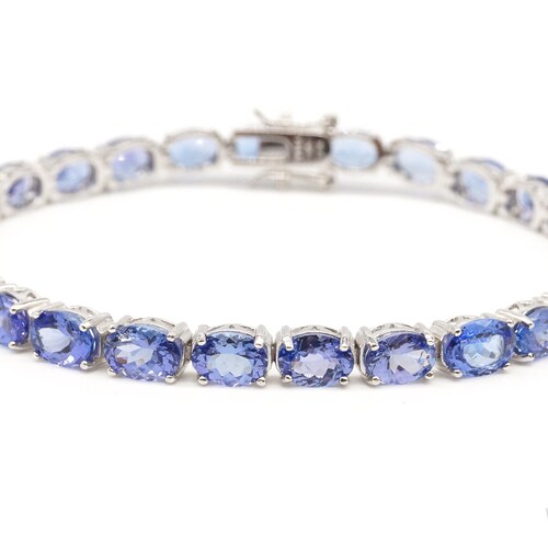 Vintage Iolite Sterling shops Silver Bracelet