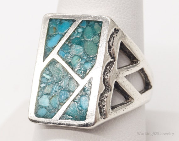 Early 1900's Vintage Zuni Cerrillos Turquoise Blue Gem Native American Jewelry Silver Buckle Set Early 1900's Vintage Zuni Cerrillos Turquoise Blue Gem Native American Jewelry Silver Buckle Set
