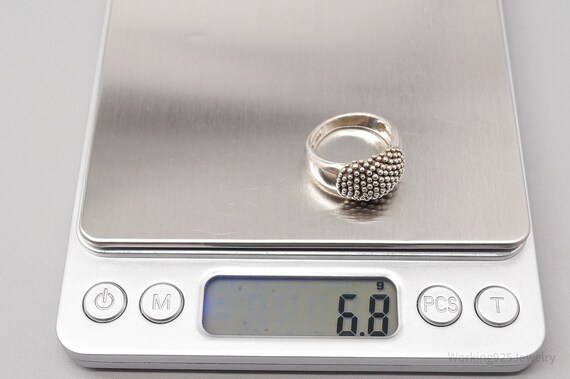Vintage Modernist Style Sterling Silver Ring - Si… - image 7