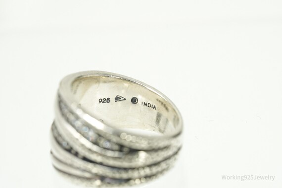 Designer Silpada Retired "Organics" Cubic Zirconi… - image 6