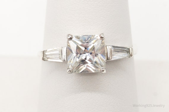 Vintage Designer Ross Simons Cubic Zirconia Sterl… - image 2