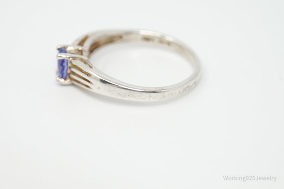 Vintage Designer UTC Art Deco Tanzanite Sterling … - image 5