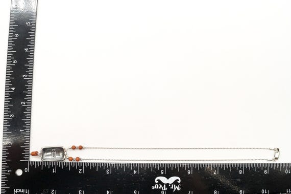 Designer Silpada Goldstone Hammered Sterling Silv… - image 7