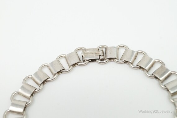 Antique Sterling Silver Chain Bracelet - image 5