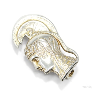 Rzadka, zabytkowa odznaka oficerska WAC Womens Army Corps z II wojny światowej, srebrna odznaka