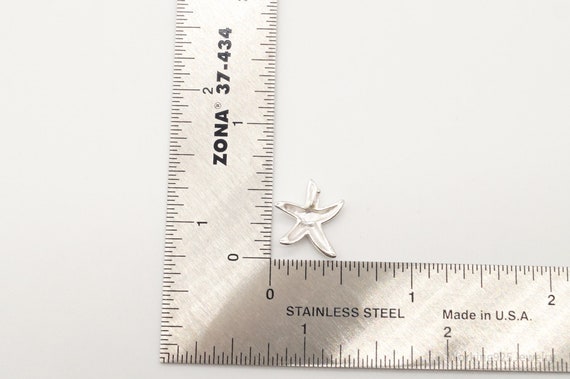 Vintage Starfish Sterling Silver Earrings - image 7