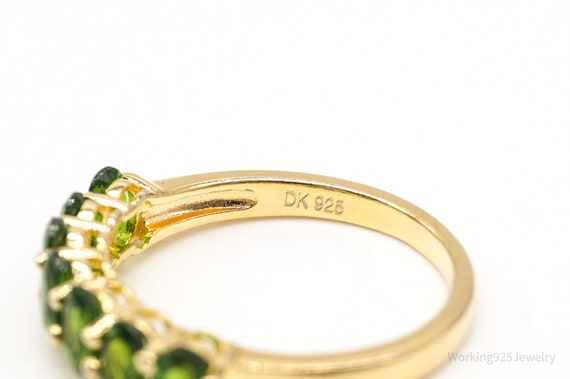 Designer DK Peridot Gold Vermeil Sterling Silver … - image 6