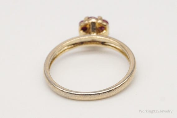 Designer Ross Simons Ruby Gold Over Sterling Silv… - image 6