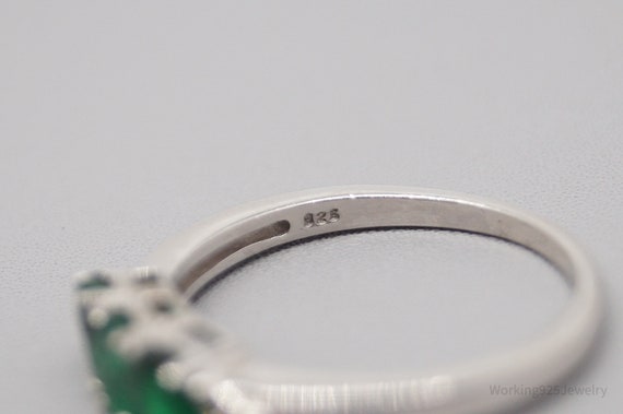 JTV TGGC Emerald White Topaz Sterling Silver Ring… - image 7