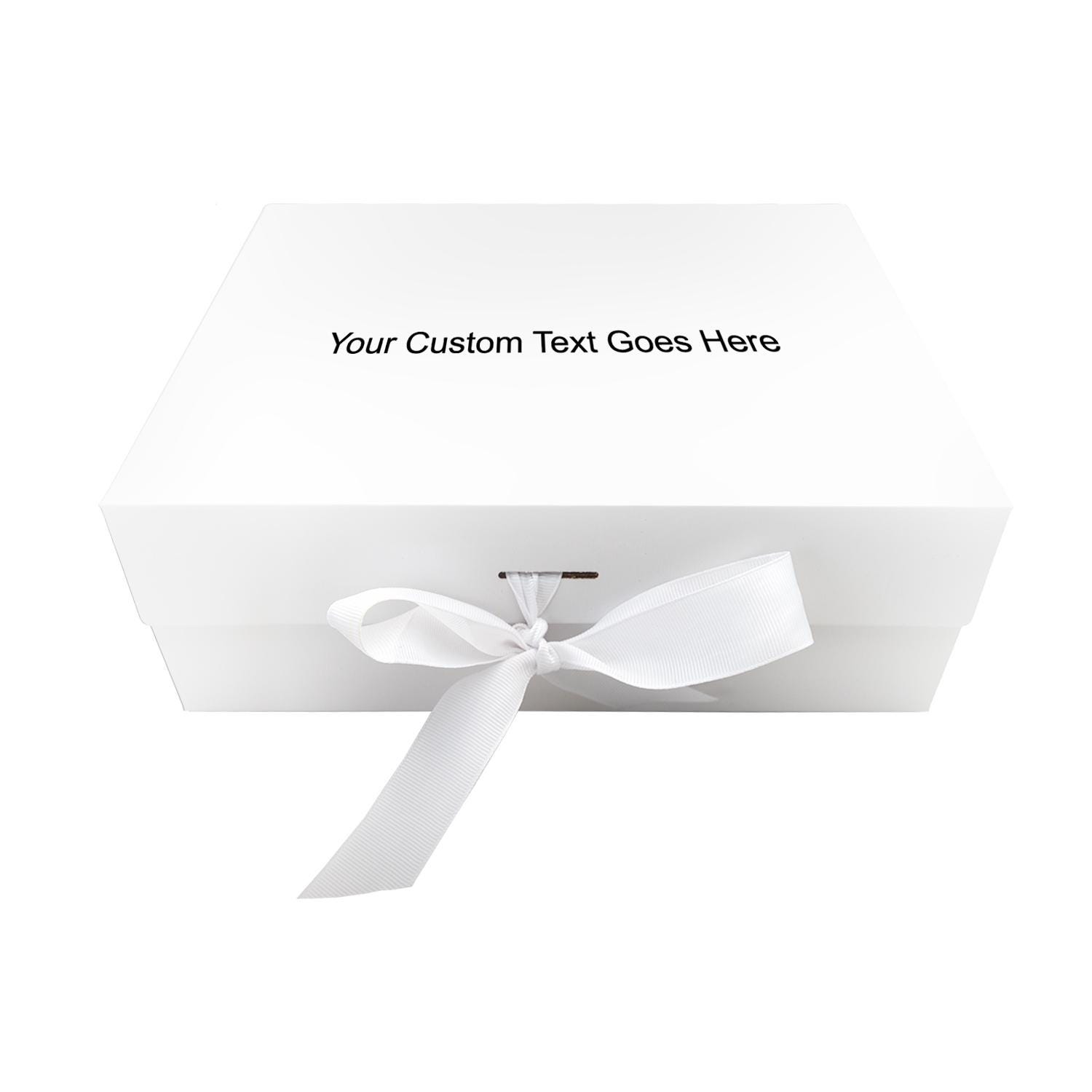 Arpan Personalised Large Gift Box With Lid, Ribbon & Magnetic Closure – 26x18.5x8.3 Cm-1086807