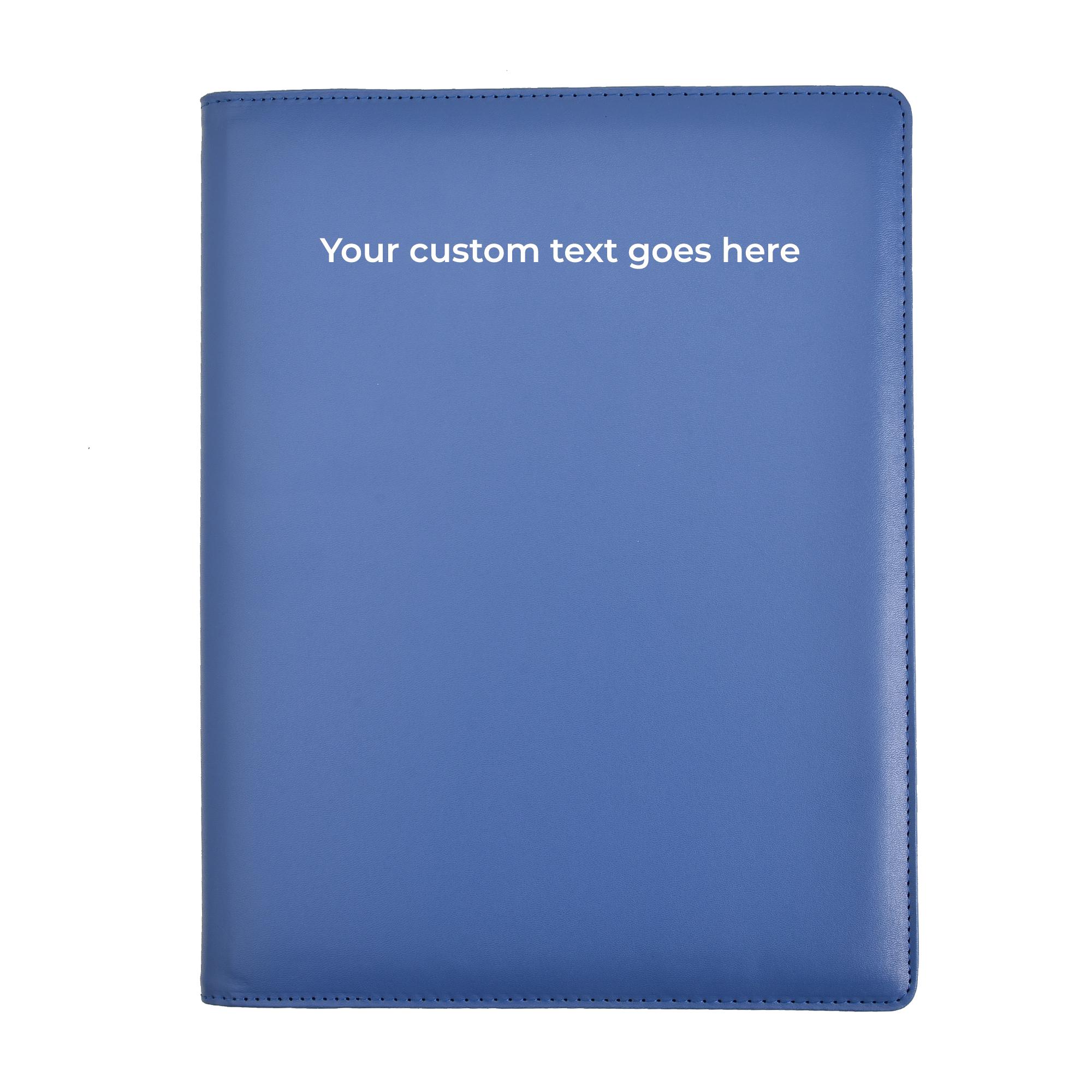 File Folder With Text Personalised Text 24 Pockets 48 Sides A4 Presentation Folder Document ...