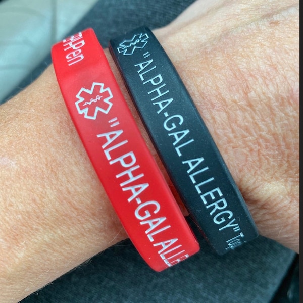 ALPHA-Gal Allergy Medical Alert Band