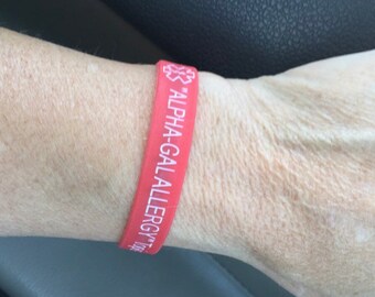 ALPHA Gal Allergy Medical Alert Band