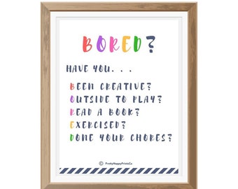 BORED Summertime Reminders for Kids