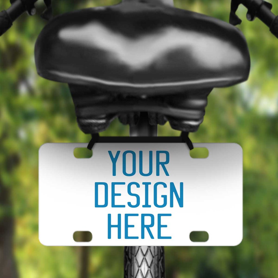 Your Design Personalized Bike Plates and License Plates 6 Etsy