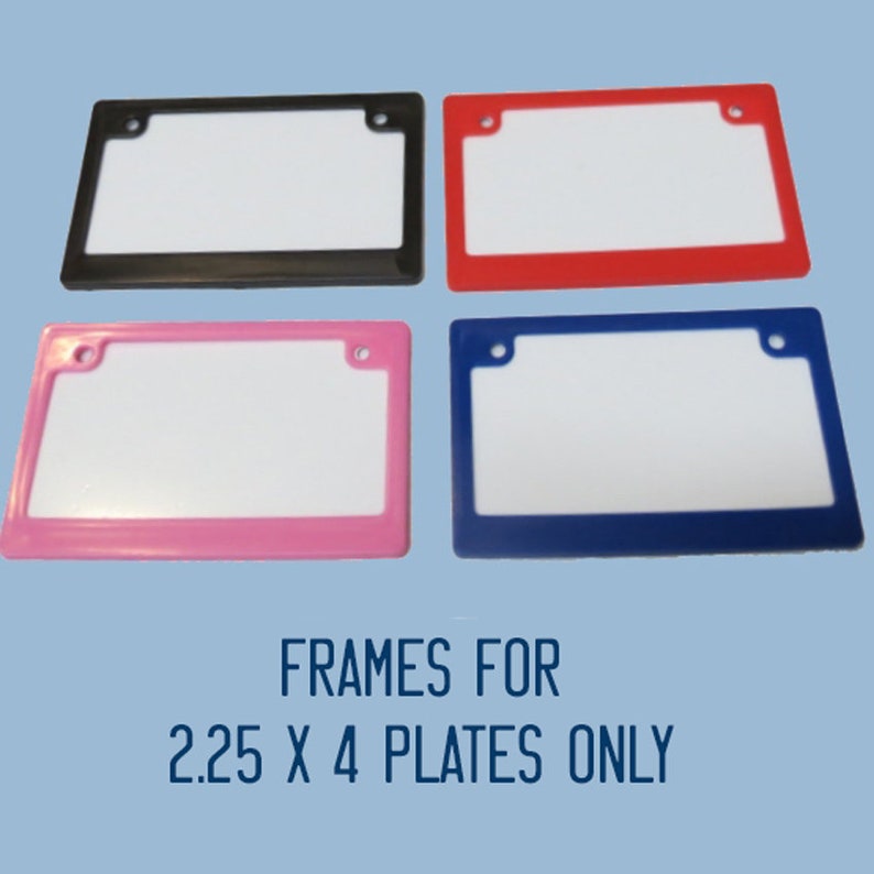 Your Design Personalized Bike Plates and License Plates 6 Etsy