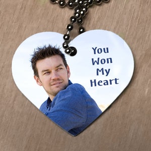 Heart Shaped Dog Tag or Key Tag