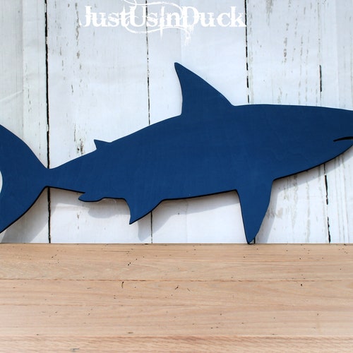 Great White Shark Small Sign Wall Art - Etsy