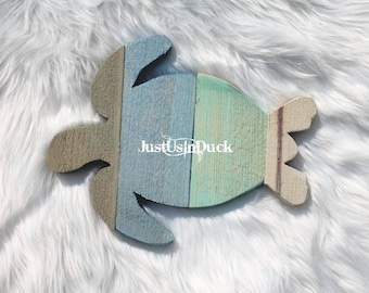 Large Wood Sea Turtle Wall Decor, Turtle cutout, Coastal Wall Decor, Beach House, Art Decor, Nursery decor, Porch decor, Patio decor, Ocean