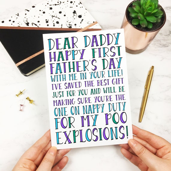first fathers day cards from baby