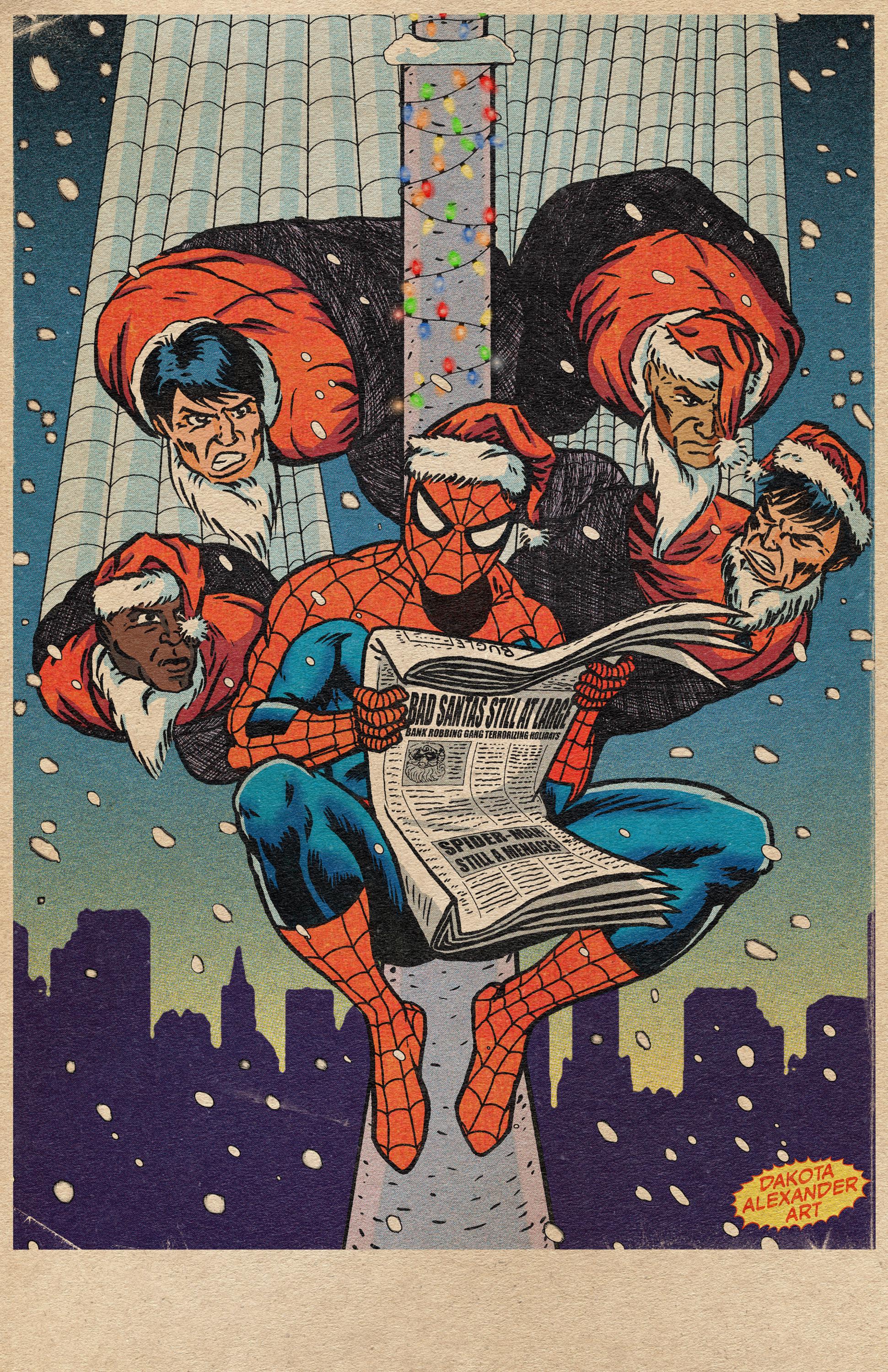 スパイダーマン風クリスマス - Etsy 日本