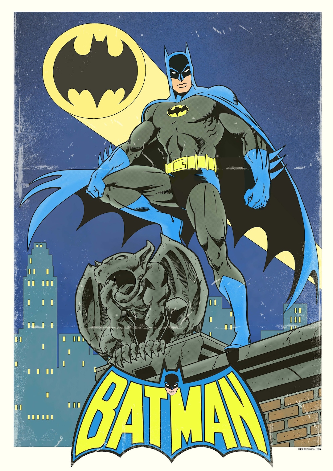 Bronze Age Batman Etsy