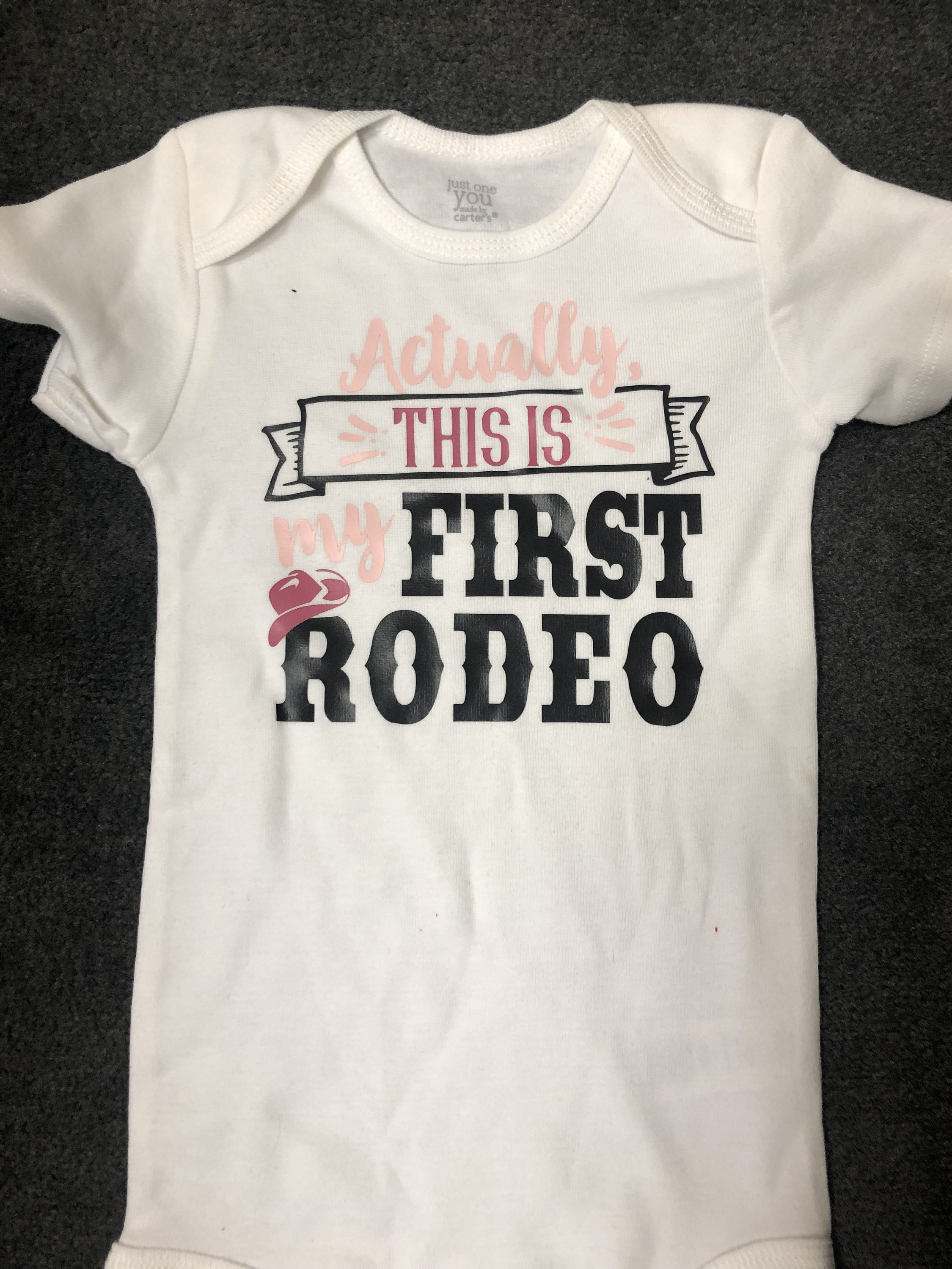 Actually This Is My First Rodeo Kids TShirt Youth TShirt Etsy