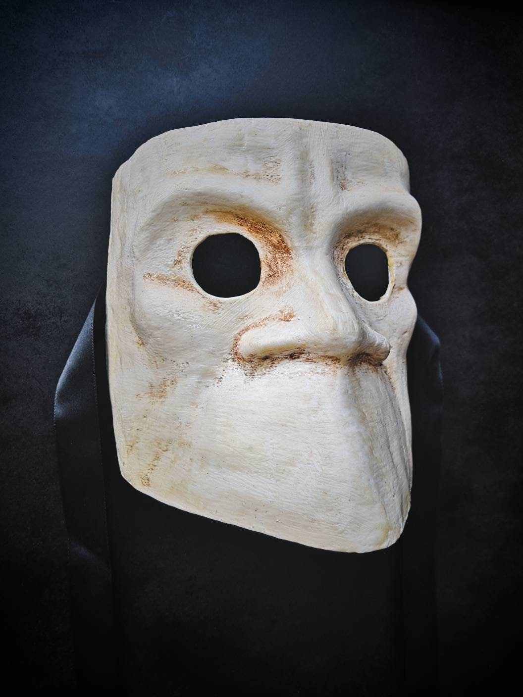 Bauta/casanova Mask - White - Venetian Mask - Etsy