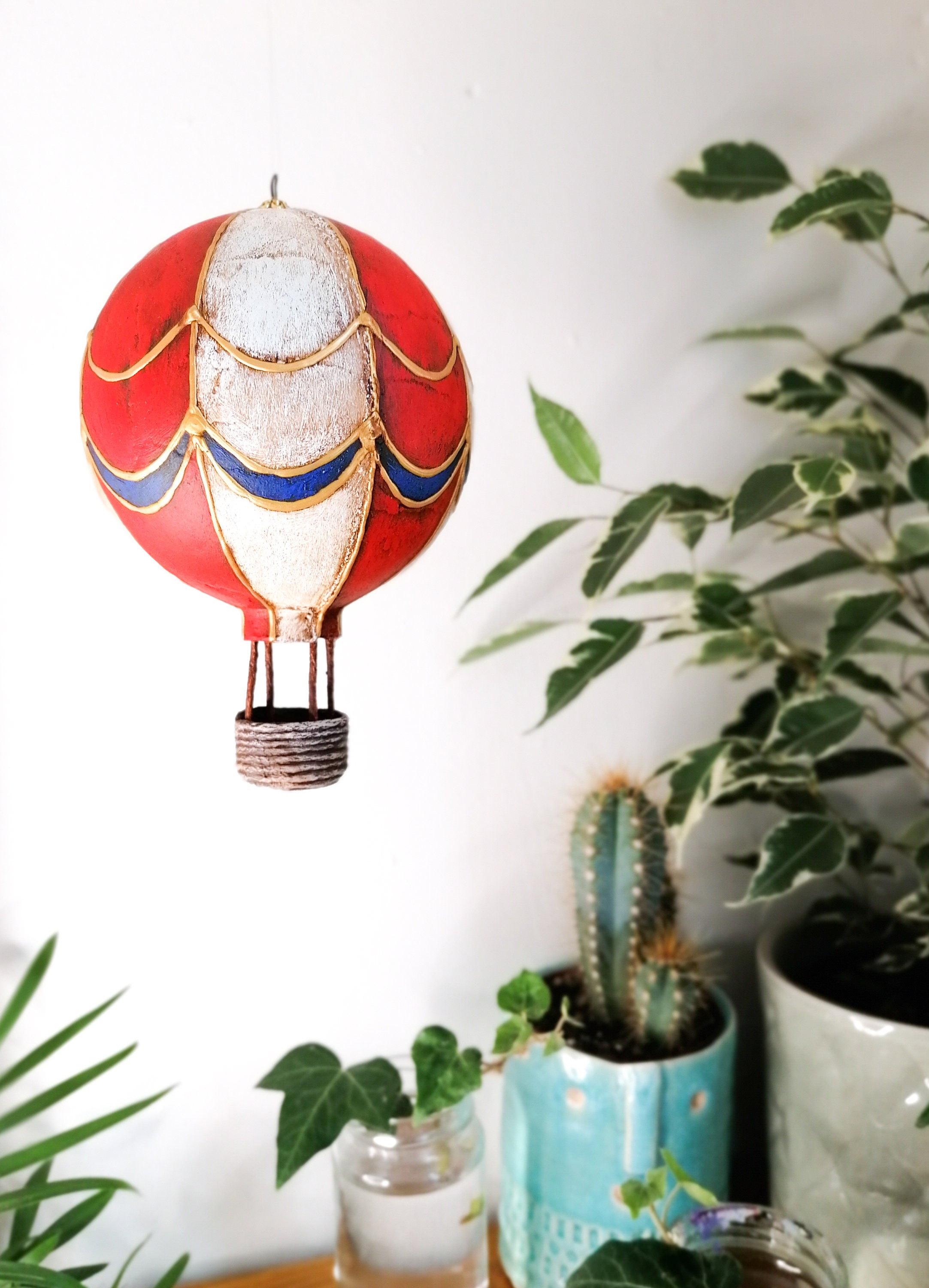 Hot Air Balloon Vintage nursery decor Etsy