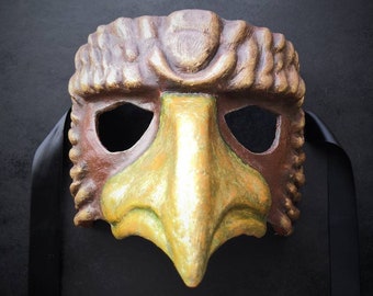 Bird Mask - Venetian Masquerade Paper Mache Mask
