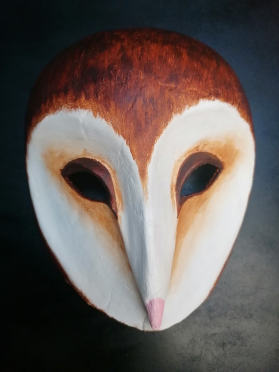 Barn Owl Mask - Etsy 日本