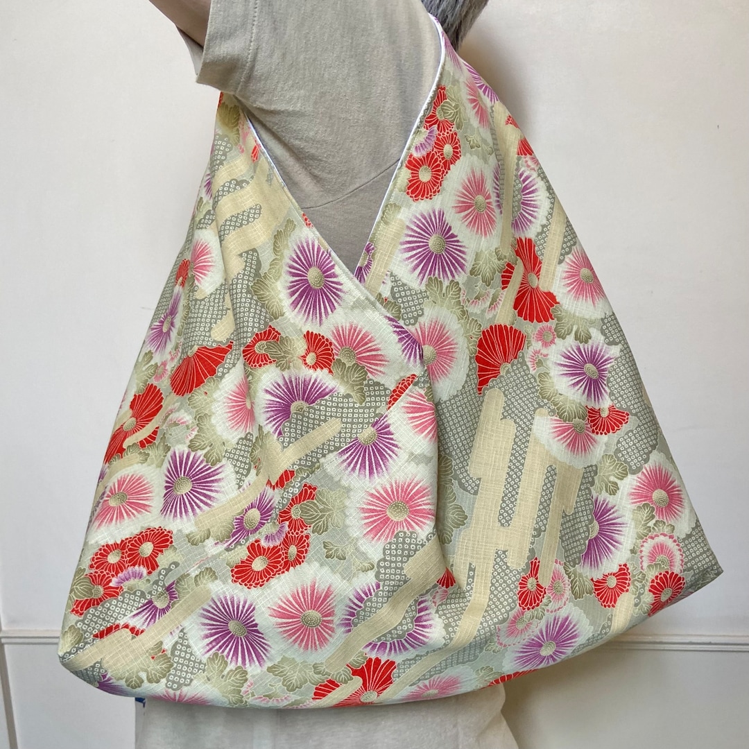 AZUMA Bag in Traditional Japanese Fabric / Origami Bag /eco Etsy
