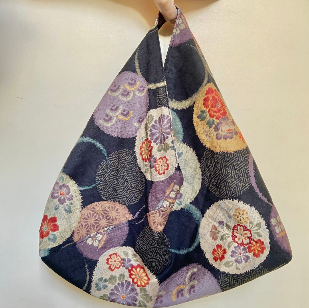 AZUMA Bag in Traditional Japanese Fabric / Origami Bag /eco Etsy