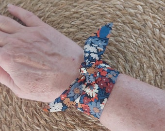 Women's scarf fabric bracelet for watch to tie bracelet handmade Mother's Day gifts