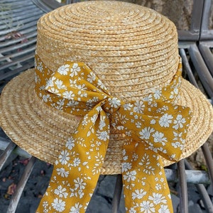 Fabric scarf belt to tie headband liberty headband woman liberty capel mustard Ceremony belt wedding belt