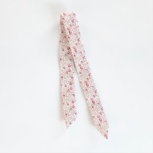 BRACELET montre foulard femme tissu pour cadran montre tissu soie Liberty Eloise rose