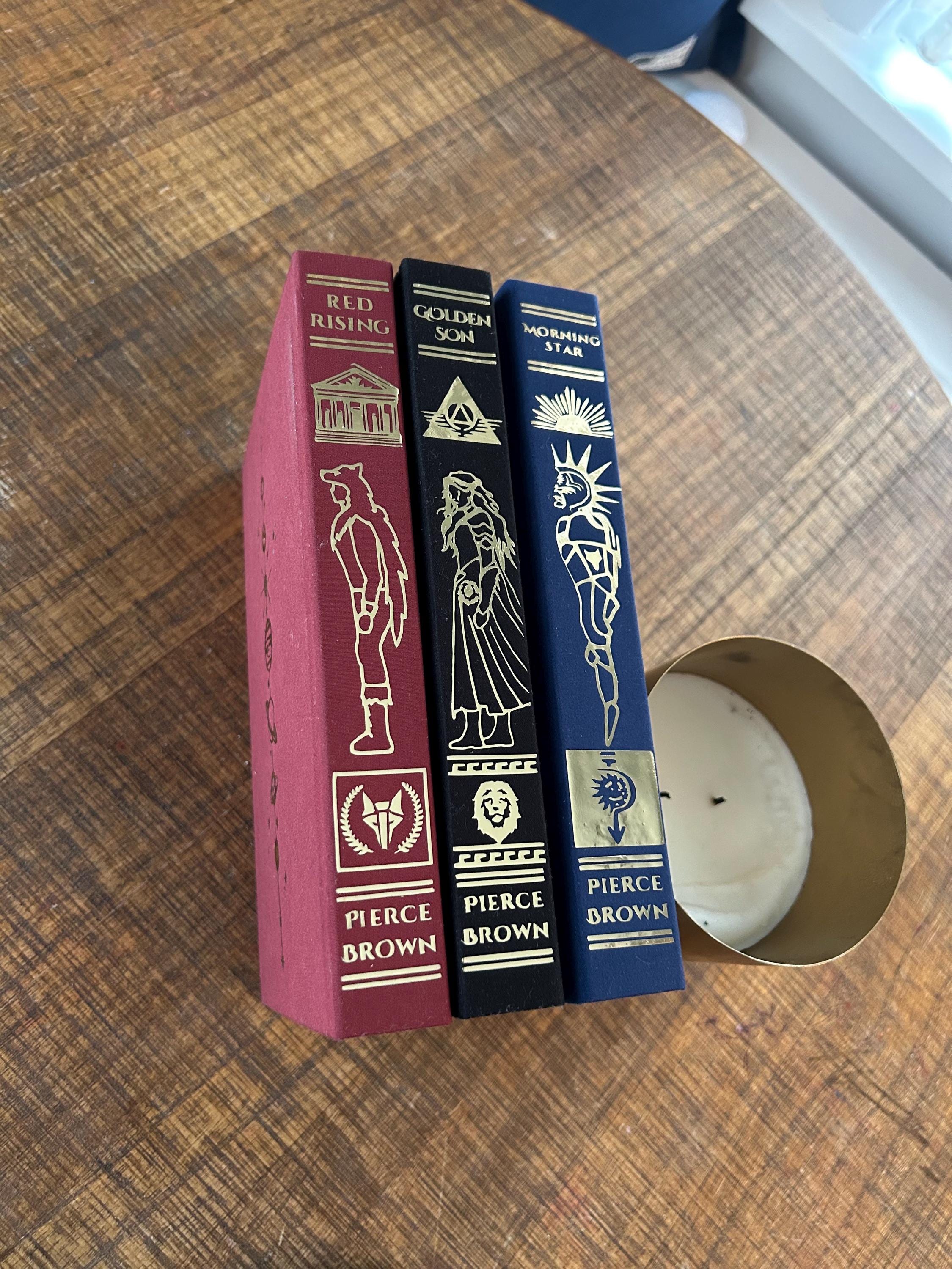 Red Rising Trilogy, Hardcover Deluxe Edition, Rebind, by Pierce Brown ...