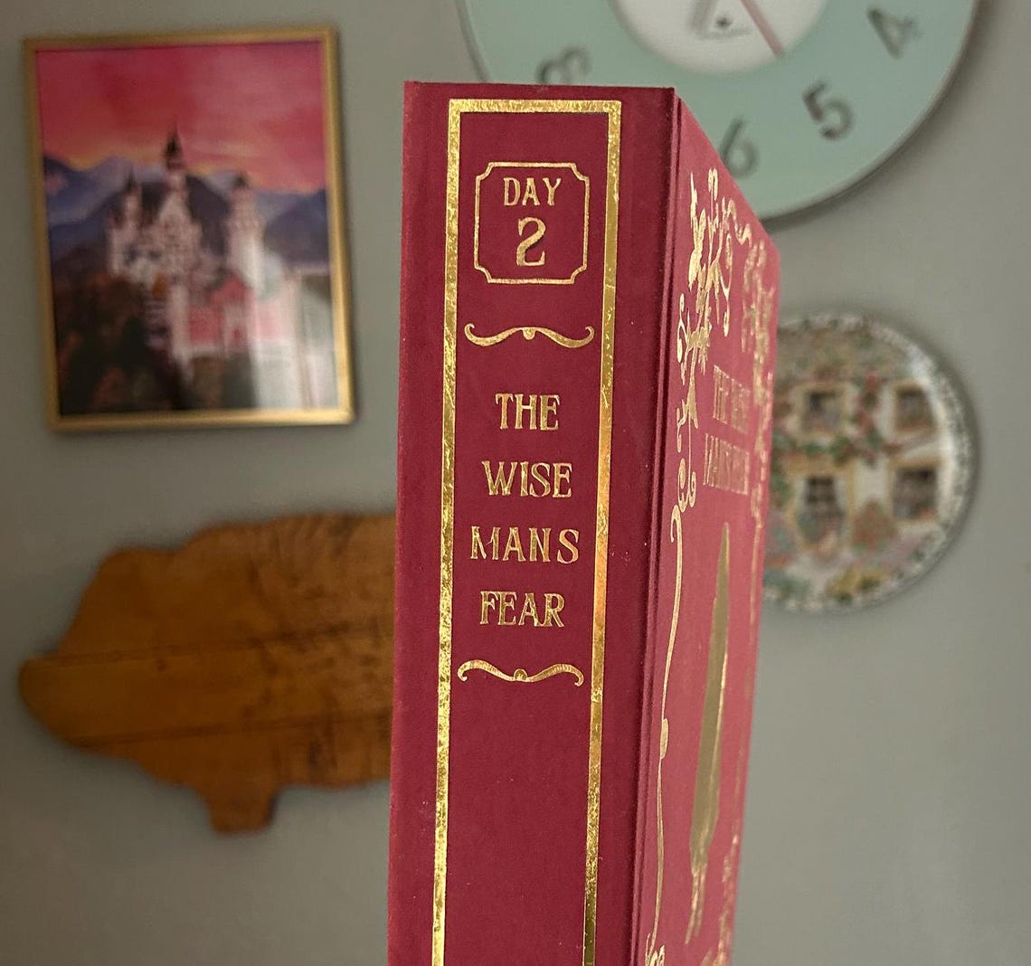 The Wise Mans Fear Hardcover Deluxe Edition, by Patrick Rothfuss ...