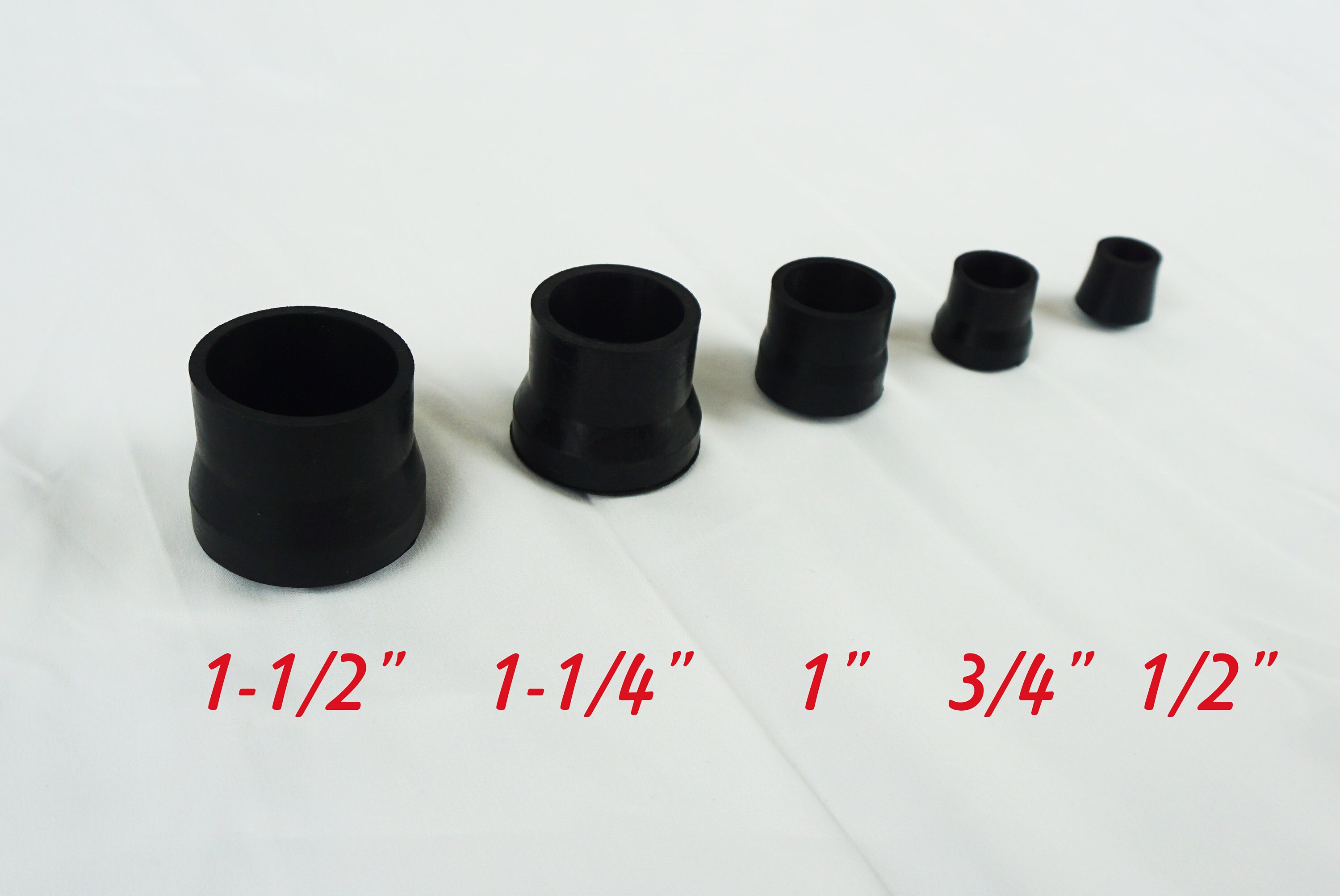 Autuwintor Rubber Chair Leg Tips - 4 Pack, 0.98x1.97 Inch, Floor Protectors For Hardwood & Tile