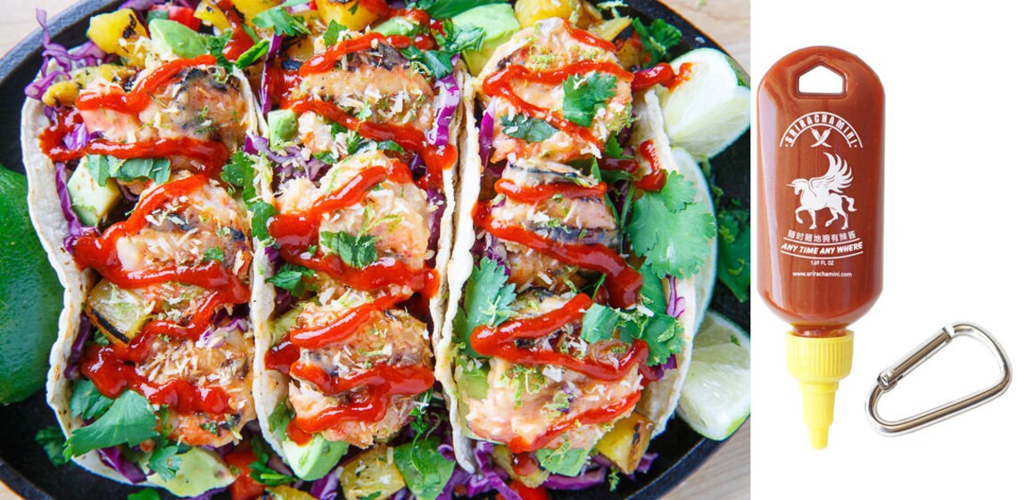 Sriracha Mini Hot Sauce Keychain Bottle 2pack 1.7oz sauce Etsy